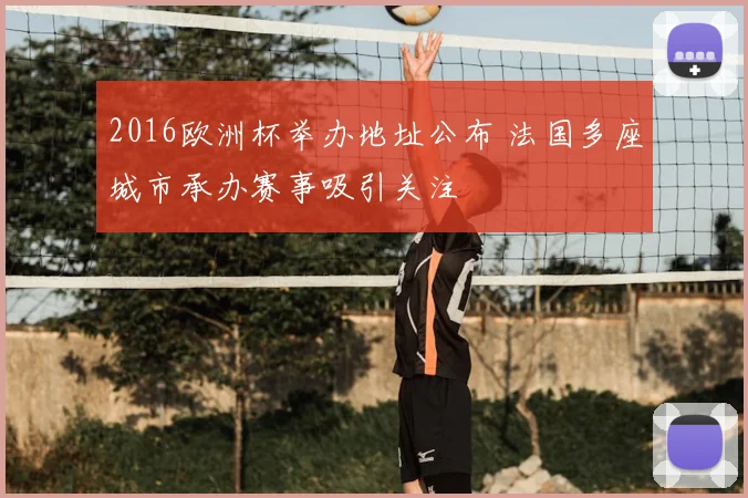 2016欧洲杯举办地址公布 法国多座城市承办赛事吸引关注