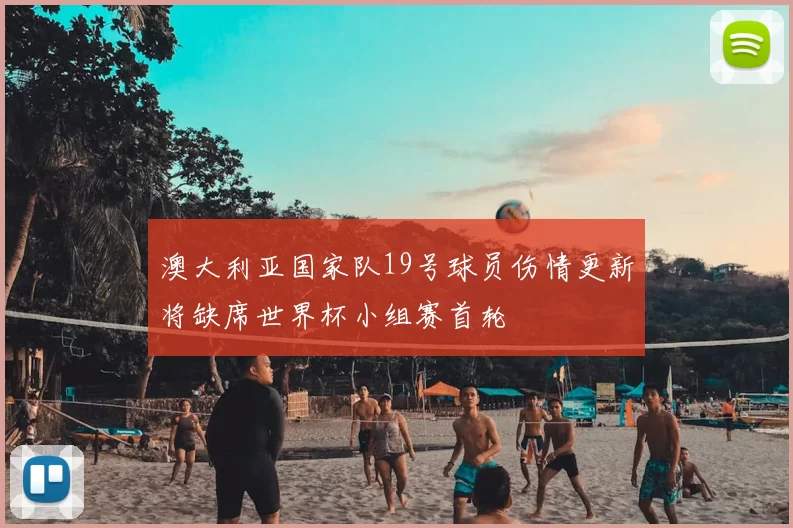 澳大利亚国家队19号球员伤情更新将缺席世界杯小组赛首轮